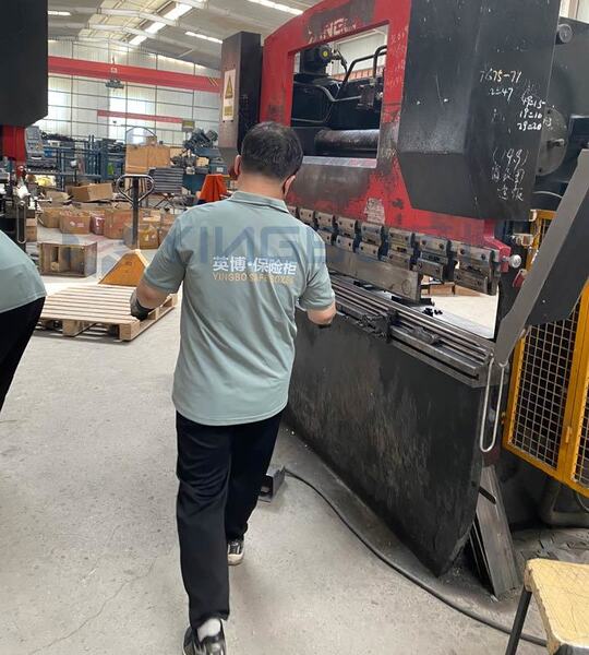 Hebei Yingbo Safe Boxes Co., Ltd lini produksi pabrikan