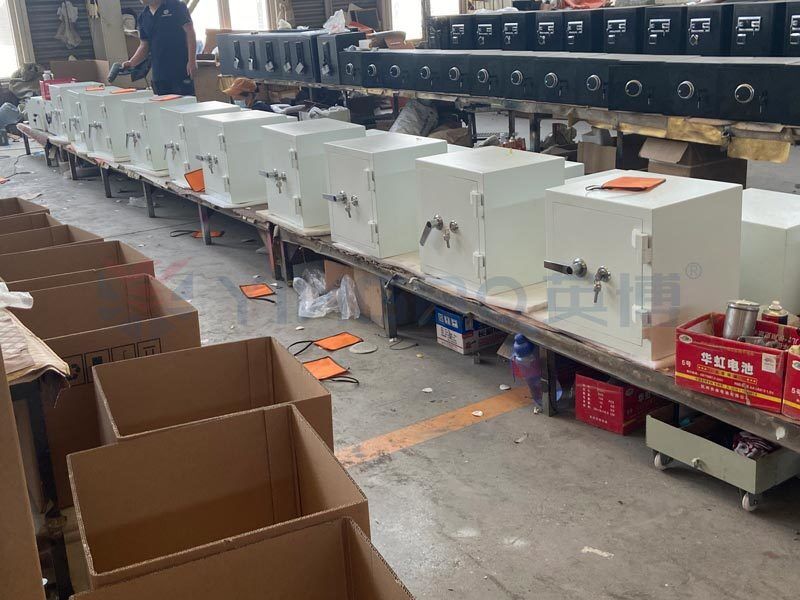 Hebei Yingbo Safe Boxes Co., Ltd lini produksi pabrikan