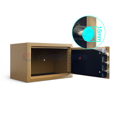 3 Solid Bolts Elektronik Digital Fireproof Safe Box 8.5L Dengan Full Digit Keypad