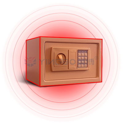 Customized Solid Steel Elektronik Digital Safe 8.5L Dengan Full Digital Keypad