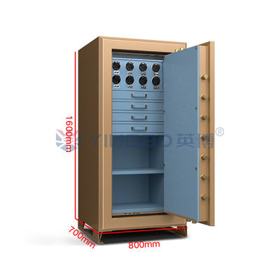 H1600mm Luxury Watch Winder Safe Fingerprint Locking Perhiasan Safe