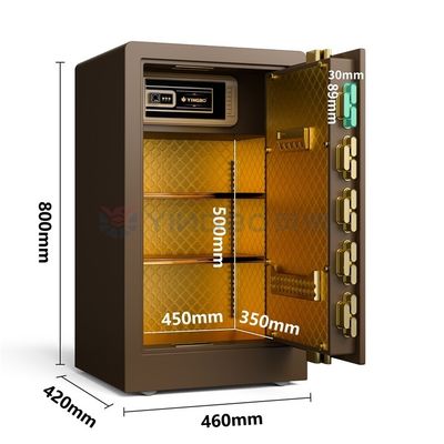 Fingerprint Lock Smart Luxury Safe Box Disesuaikan Untuk Keamanan Rumah YB/RS-80