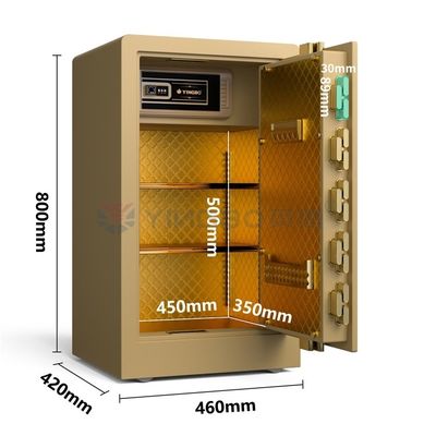 2.8 Cu Ft Home Safe Box Smart Fingerprint Lock YB/RS-80