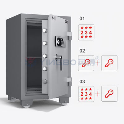 H880mm Smart Fire Proof Safe Untuk Dijual Double Alarm Fire Resistant Safe Untuk Rumah YB/FH-88