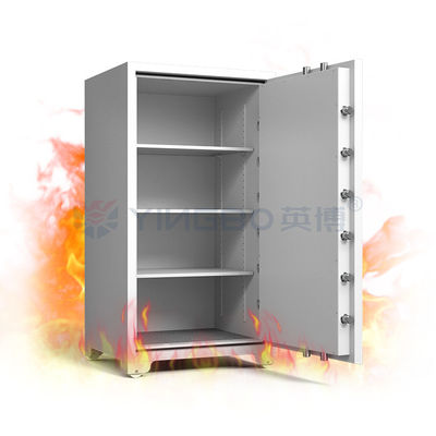 Anti Pencurian Fireproof Safe Box Untuk Keamanan Kantor Rumah 2 Jam Fireproof Solid Steel Konstruksi