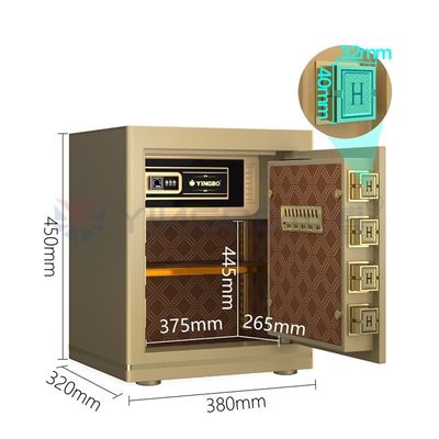 H450mm Luxury Digital Safe Box Kunci Elektronik Untuk Keamanan