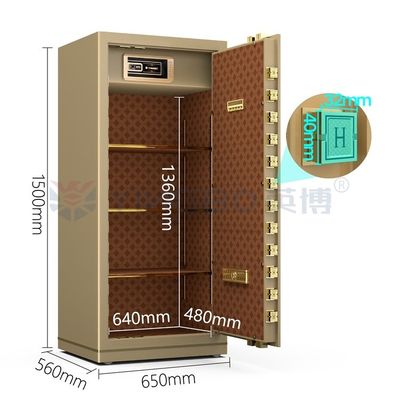 Solid Steel Digital Elektronik Kunci Kantor Safe Box YB/N7-150