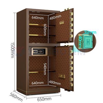 120kg Bolt Paten Kotak Aman Alarm Ganda Kunci Elektronik YB/N7-150D