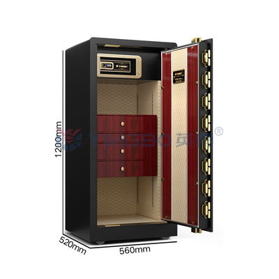 170kg Dual Alarm Smart Jewelry Watch Winder Safe Dengan Laci