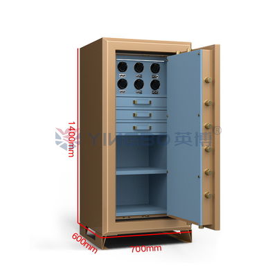 Fireproof Perhiasan Mewah Aman Jam Winder Aman OEM Kunci Sidik Jari