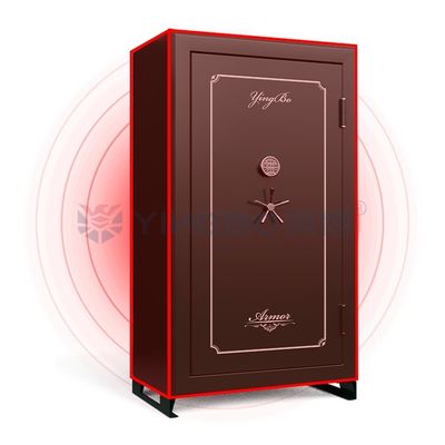 Anti Pencurian 36 Pistol Heavy Fireproof Pistol Safe Box OEM YB/GS-180