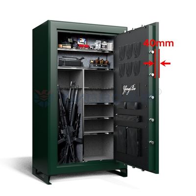 1400 derajat UL Lock Gun Safes Box Dengan 75Mins Fireproof Rating Safe Gun Cabinets