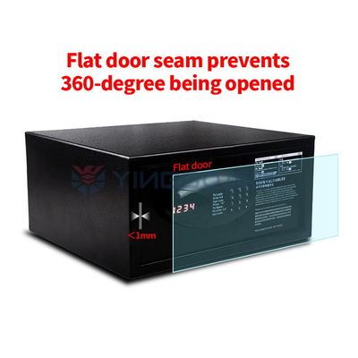 OEM H200 Solid Steel Hotel Safe Box Dengan Keypad Digital Anti Pencurian Alarm Dual