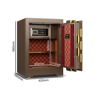 H580mm Solid Steel Luxury Smart Safe Box Untuk Keamanan YB/ZY-58