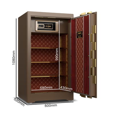 Biometric Fingerprint Lock Luxury Safe Box Smart Untuk Keamanan Bank YB/ZY-100