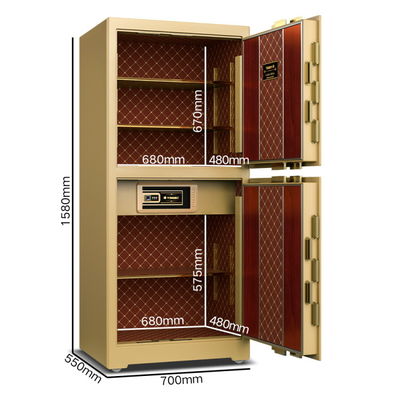 17.5 Cu Ft Safe Box Keamanan Bank Kelas 4 cara terbuka 278±2kg Yb/Zy-150d