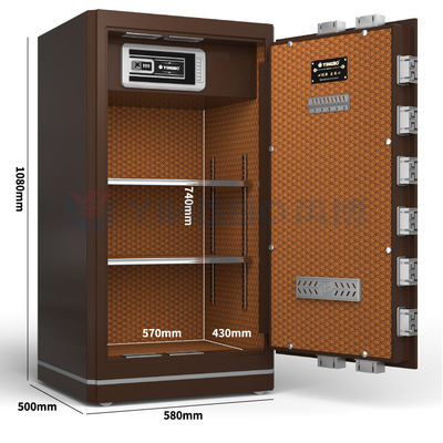 6.4 Cu Ft kotak aman keamanan alarm ganda untuk bisnis kantor rumah YB/N6-100