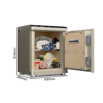 Sidik jari Otomatis Buka Smart Safe Box Disesuaikan Night Table Safe