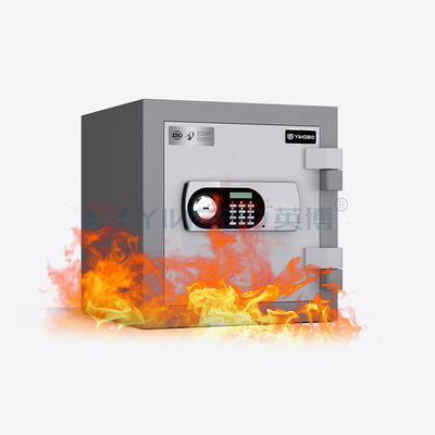 Kotak aman tahan api baja padat Sistem alarm ganda Tinggi 420mm