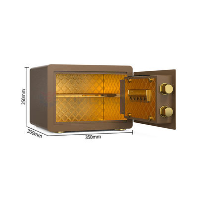 Aman Barang-barang Ukuran Dalam OEM Solid Steel Safe Box Untuk Rumah