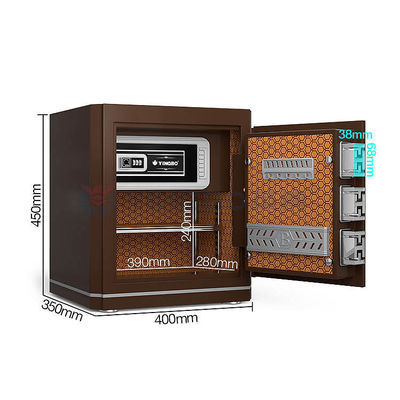 Rumah Tinggi 450mm Fire Proof Safe Box Untuk Rumah Dengan Smart Fingerprint Lock
