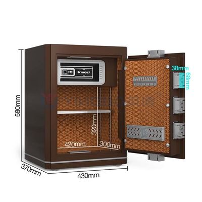 Tinggi 580mm kotak kunci rumah Disesuaikan Double Alarm