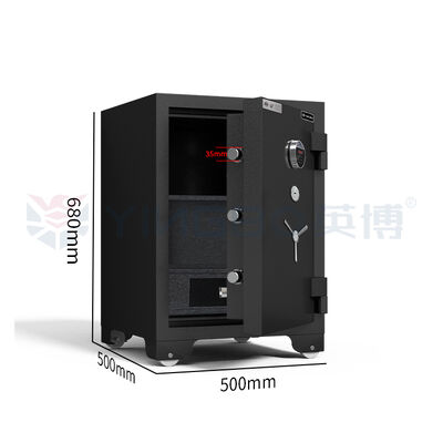 H680mm Anti Pencurian Fireproof Safe Box Edisi Terbatas Waterproof Dokumen Safe