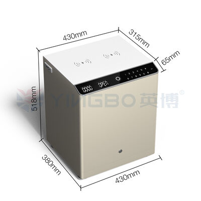 Kotak Brankas Nakas Tahan Air Solusi Penyimpanan Keamanan Kunci Elektronik untuk Barang Berharga Pribadi dan Dokumen Penting