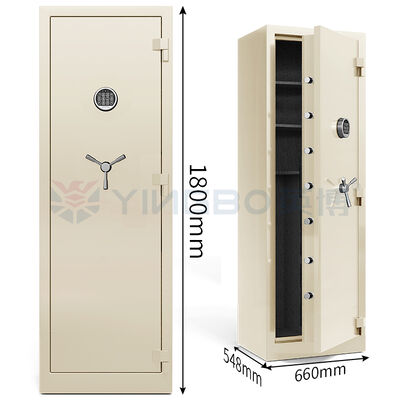 Kotak Brankas Senjata Tahan Api 30-75 Menit Penyimpanan Terorganisir untuk Senjata Panjang Pistol Amunisi