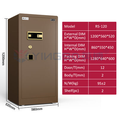 Aman Dengan Inner Lock Box Home Safe Box Smart Lock Safe Storage Terbesar