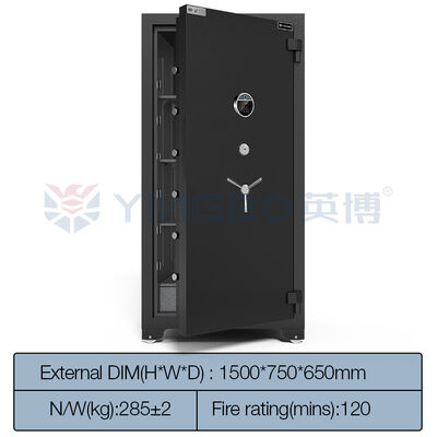 Lebih dari 5 cu ft Fireproof Rating 30-120mins Fireproof Safe Box Resistant Security Box