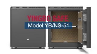 Kunci sidik jari kotak brankas nightstand pintar YB/NS-51