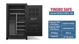 Kata Sandi Kabinet Senjata Brankas Senjata Kotak Aman Senjata Kotak Aman Tahan Ledakan Brankas Senjata Tahan Api
