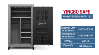 Kotak Aman Senjata Keamanan Tinggi Kabinet Aman Senjata Lemari Penyimpanan Senjata Brankas Senjata Tugas Berat