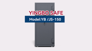 baut padat Kabinet perhiasan cakupan penuh abu-abu