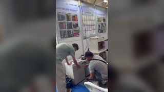 Yingbo Safes Debut di Pameran Perdagangan Pelabuhan Perbatasan Horgos 2026, Penuh Pengunjung di Hari Pembukaan